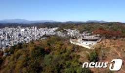진주, 선학산 전망대에서 바라본 사진전시회