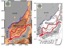 해조원, ‘표준 동해 표층해류도’ 완성