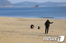 완도군 명사십리 해수욕장으로 놀러오세요