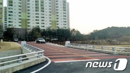 고성 숙원사업 삼익아파트 도로개통