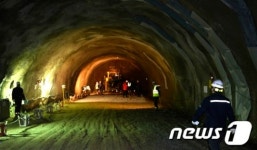 우이~신설 경전철 구간 공사 현장