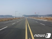 군산공항 진입도로 22일 완전 개통