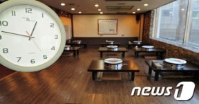 텅빈 닭요리 전문점