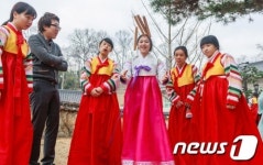 중국 학생방문단 전통문화체험 나서