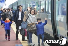 [화보] 광주역 귀경길 풍경