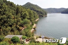 진천 초평저수지에 녹색 둘레길 조성