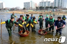 중랑천을 깨끗하게~