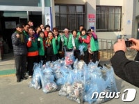 [단신]웅진동 주민센터, 새봄맞이 대청소