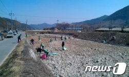 [단신] 밀양시 청도면, 새봄맞이 대청소
