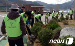 폴리텍대학 춘천캠퍼스 에코-캠퍼스 식목행사