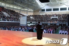 체육관 가득 메운 고려대 입학설명회