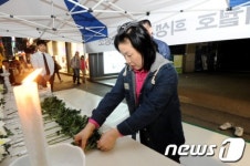 강릉지역 세월호 희생자 분향소 설치···애도 물결