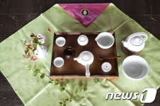 문화재보호재단, 경복궁 다례체험 진행