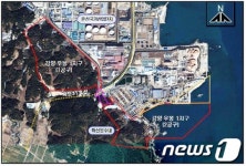 온산국가산단 강양  우봉1지구 조성사업‘순조’