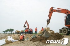 대전국토관리청·논산시, 수해대비 모의훈련