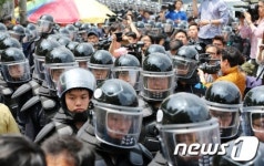 안성 금수원 수색시작, 전운 고조