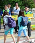 안철수-김진표 어린이 안전 캠페인