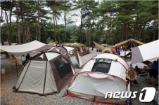 홍성 용봉산캠핑장, 팜핑(farmping)으로 뜬다 !