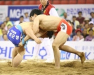 들배지기 장인 최영원, 태백장사 꽃가마
