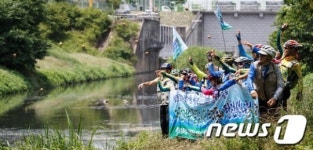 녹색자전거봉사단, 성내천 정화활동