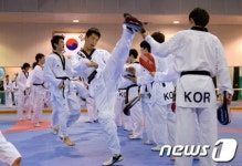 태권도 대표팀 금빛 발차기