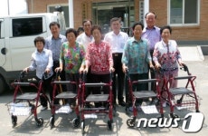 함평 대동면, 어르신에 보행보조기 28대 전달