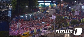[월드컵] 영동대로 응원 인파