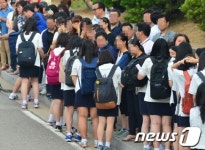 눈물바다 된 단원고등학교