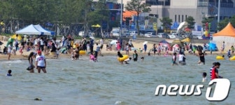 영일대 해수욕장으로 피서오세요