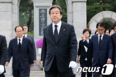 김무성, 무명용사의 탑 참배