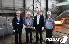 김재홍 차관, (주)진흥주물 군산공장 방문