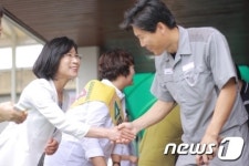 정의당 의원단, 광주에서 문정은 후보 지지 호소