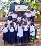 SK건설, 아프리카 초등학교에 전염병 예방 물탱크 기부