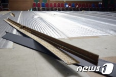 원주 동서울레스피아 천장 몰딩 추락 사고현장