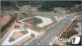 한화&홍성 내포신도시 유소년·사회인 야구장 개장한다