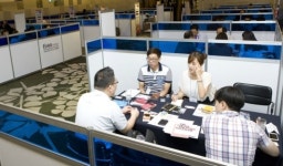 상담회 진행중인 2014 고비즈코리아 비즈니스 매치페어