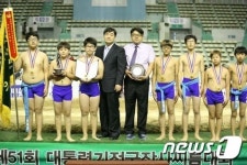 김제초등학교, 대통령기전국장사씨름대회 초등부 단체전 우승