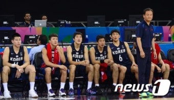 남자농구대표팀 '쉽지 않은 승리'