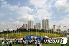 [인천AG] 구월아시아드선수촌 공식 개촌…손님맞이 준비 끝
