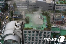 부천시 굿모닝오피스텔 화재 1시간 만에 진화