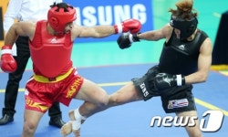 우슈 김명진, 남자 산타 75㎏급 금메달 쾌거 