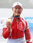 조정 김예지, 눈물의 금메달