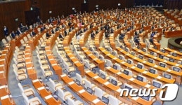 10분 만에 산회된 반쪽 본회의