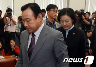 고개숙인 여야 원내대표와 세월호 유족대표