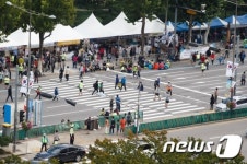 축제의 계절이 왔다, 도심 일부구간 교통통제