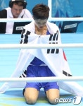 복싱 신종훈 금메달 기도