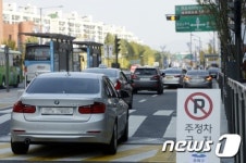 제2롯데월드 앞 교통혼잡