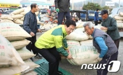 강진군 공공비축미곡 매입 진행 순조