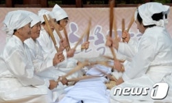청포마을 할머니들의 다듬이 소리