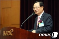 축사하는 최경수 한국거래소 이사장
